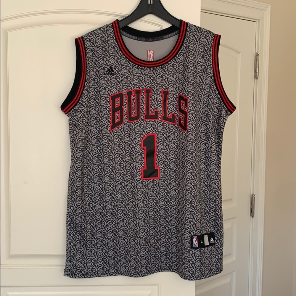 Men’s Large Jersey Derrick Rose #1 Chicago Bulls